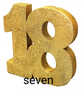 Create meme: figures, gold glitter, volume numbers