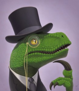 Create meme: meme philosoraptor, monocle, philosoraptor