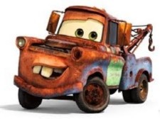 Create meme: mater cars, 3 cars mater