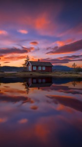 Create meme: Norway, sunset, Wallpaper