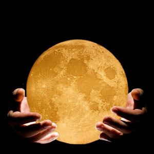 Create meme: moon light, moon lamp, the moon by night