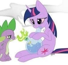 Create meme: twilight sparkle and spike, sparkle and spike, Twilight and Spike