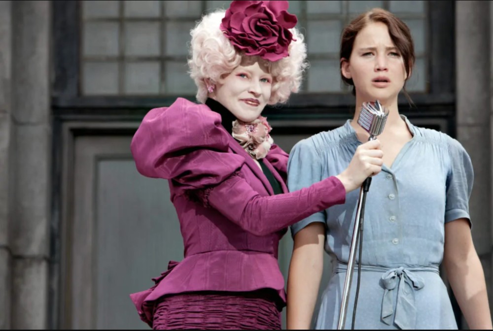 Create meme: Effie Trinket, hunger games film, effie the hunger games