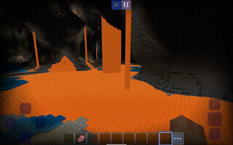 Create meme: minecraft slate caves, minecraft cave, cave in minecraft