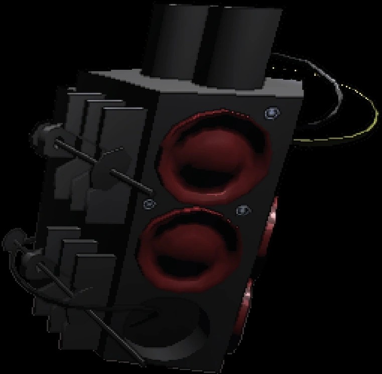 Create meme: pegasus v6 heating furnace, the traffic light is red, big hi end speaker