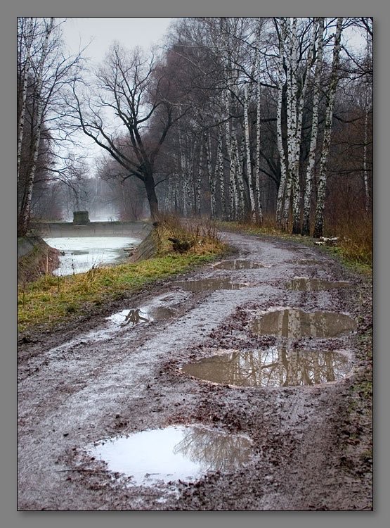 Create meme: Late autumn mud, late autumn, Autumn slush