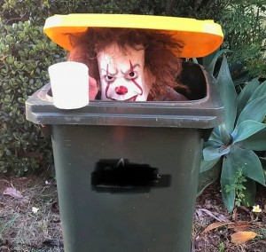 Create meme: toys in the trash, trash can, dog