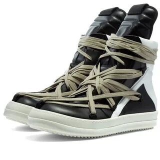 Создать мем: rick owens sneakers, rick owens geobasket black, повседневная обувь