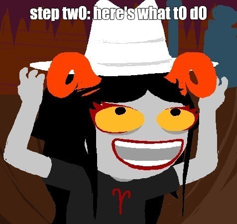 Create meme: aradia 's homestack, vriska homestuck screen, hostak