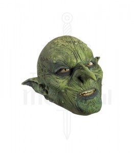 Создать мем: orc with mask, халк с лицом маски, маска гоблина
