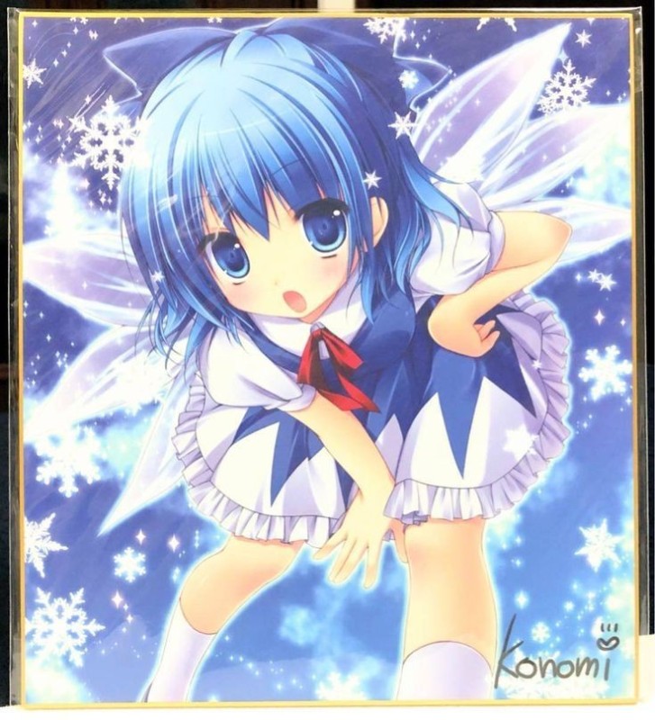 Create meme: anime arts, cirno touhou, drawings anime