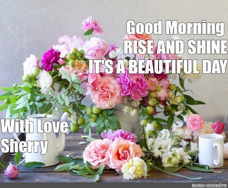 Meme Good Morning Rise And Shine It S A Beautiful Day With Love