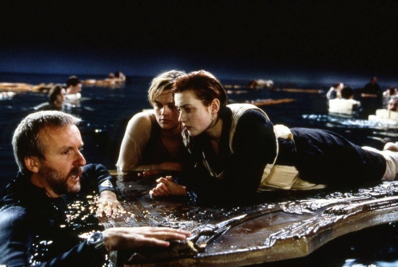 Create meme: James Cameron Titanic, Titanic 1997, Leonardo dicaprio titanic