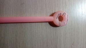 Create meme: pen gel pen Swan, handle unicorn, stick with the unicorn and donut