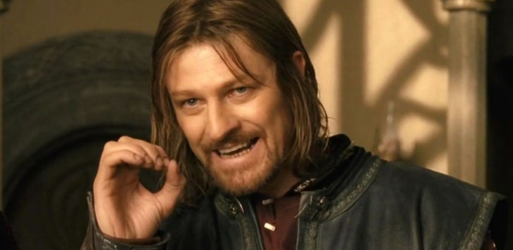 Create meme: meme Lord of the rings Boromir, Boromir Lord of the rings, Sean bean Boromir