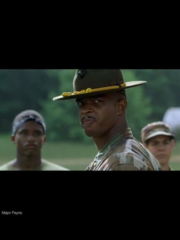 Create meme: major Payne train, mayor payne, major Payne movie 1995