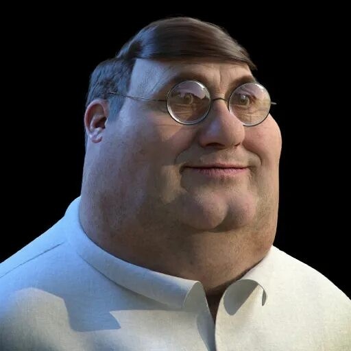 Create meme: Peter Griffin , Peter Griffin 3d, Peter Griffin in real life