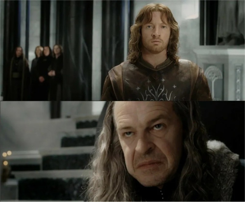 Create meme: The Lord of the Rings meme, meme Lord of the rings Boromir, denethor the lord of the rings