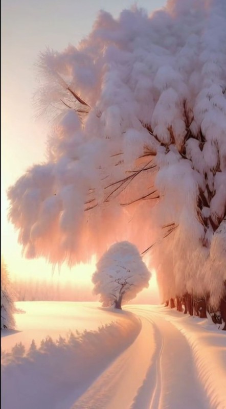 Create meme: winter, morning winter, winter landscapes