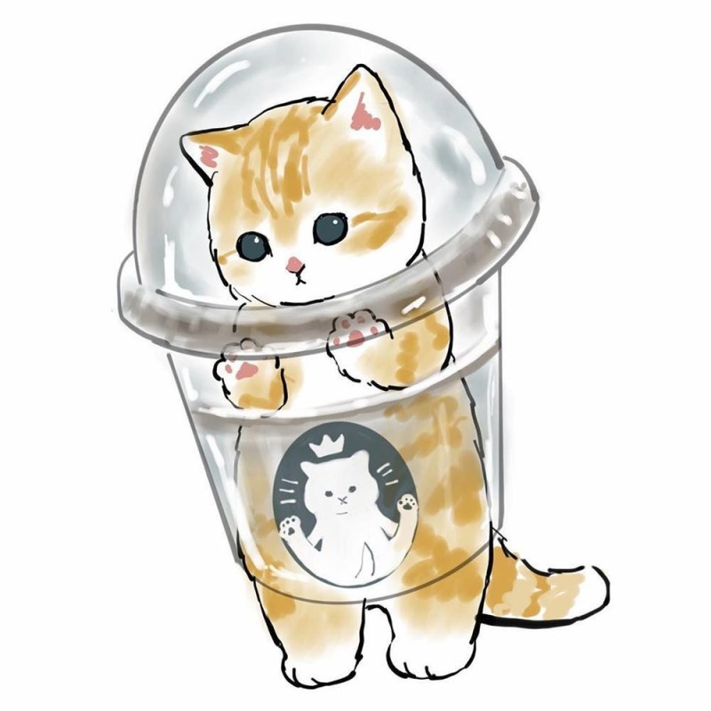 Create meme: cute cat drawings, cute cats , drawings of cute cats