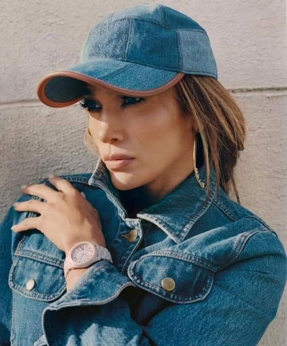 Create meme: girl , Jennifer Lopez is an actress, denim cap