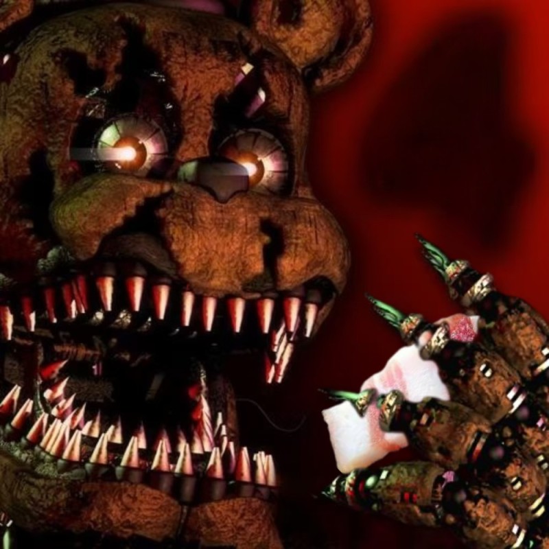 Создать мем: фнаф 4 аниматроники, фредди фнаф 4, five night at freddy s