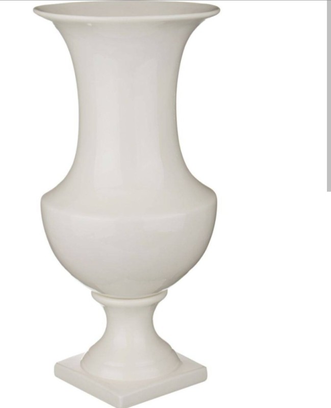 Create meme: white ceramic vase, decorative vase, vase white