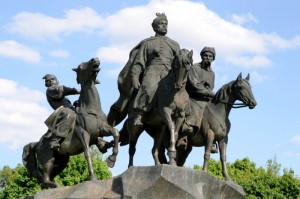 Создать мем: памятник герою, памятник казакам в вене, богдан хмельницкий восстание памятник