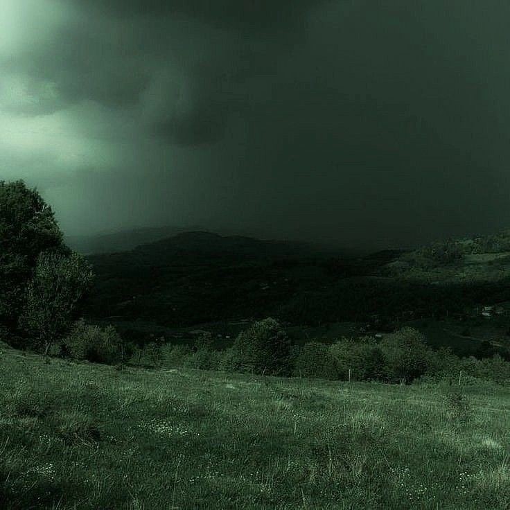 Create meme: the landscape is gloomy, gloomy nature, dark photos