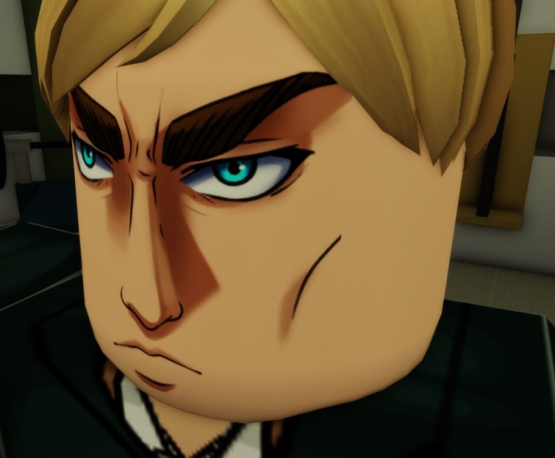 Create meme: Erwin Smith, Erwin Smith Sims 4, Erwin Attack of the Titans