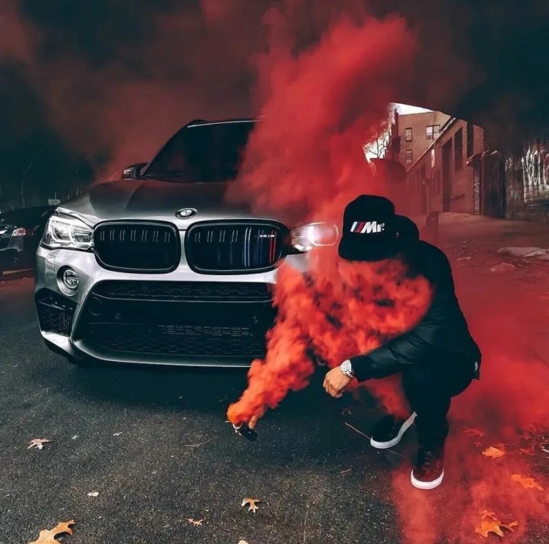 Create meme: bmw is cool, bmw m5 smoke, bmw in smoke