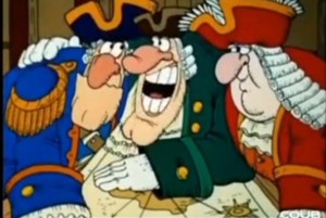 Create meme: treasure island, treasure island cartoon in 1988 Dr. Livesey