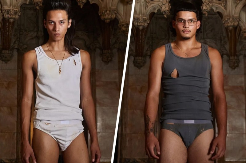 Create meme: underwear for men, torn men's underpants, men's underwear show