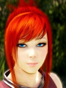 Создать мем: красные волосы, рыжие волосы, black desert online 1920x1080 рыжая