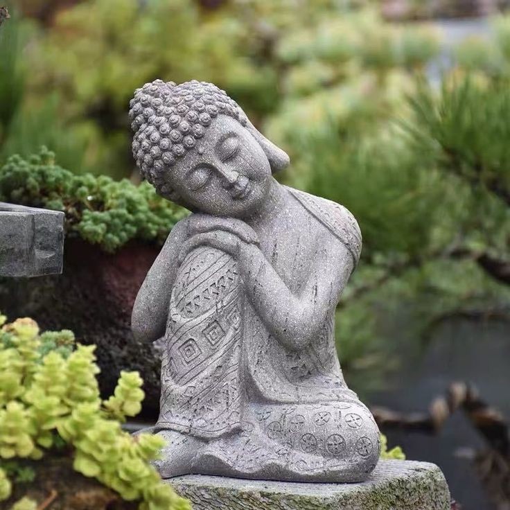 Create meme: Buddha statue, Buddha garden sculpture, buddha sculpture