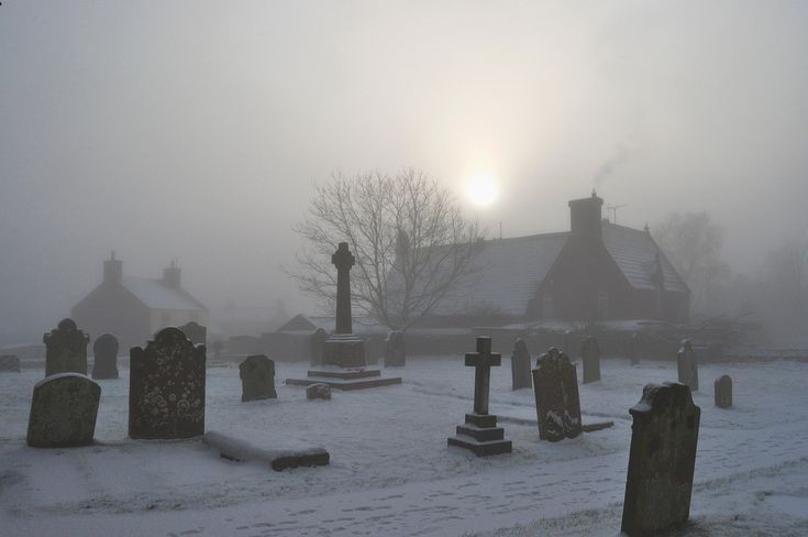 Create meme: cemetery , cemetery background, Cemetery at night grave hill