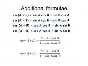 Create meme: sin b, sin a sin b, cos b