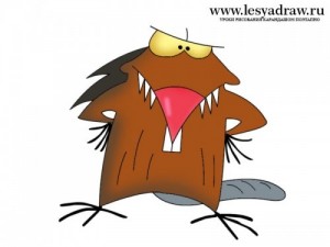 Создать мем: big brown beaver, злой бобер черно белый, бобер на выборах