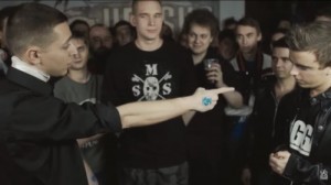 Create meme: Oxxxymiron, daniboy rap battle, oxxxymiron round