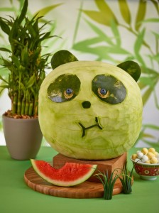 Create meme: crafts from vegetables and fruits, rabbit from the cabbage hack, crafts from vegetables rabbit from the cabbage
