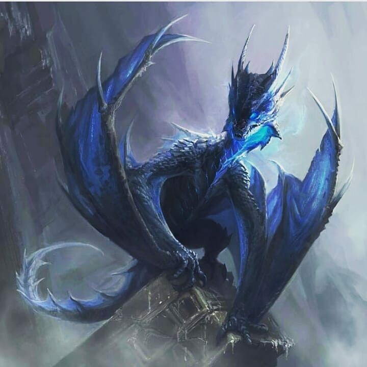 Create meme: dragon art, a beautiful dragon, ice dragon art