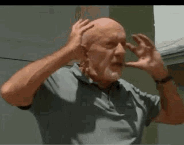 Create meme: Danny Bruno Grimm, Oliver Sacks and Leonard Lowe, Mike Ermantraut gif