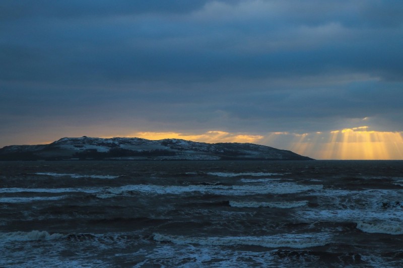 Create meme: barents sea cape black, barents sea, landscape 