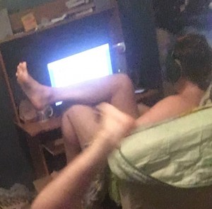 Create meme: feet, girl, people