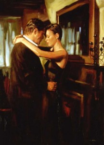 Create meme: artist rob hefferan, jack vettriano. rob hefferan, a painting of a man and woman love