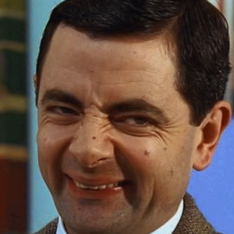 Create meme: Rowan Atkinson , telegram sticker, telegram