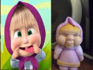 Create meme: meme of Masha, Masha and the bear, toys