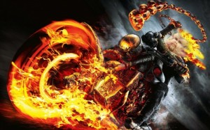 Создать мем: ghostrider, dark art, halloween ghost