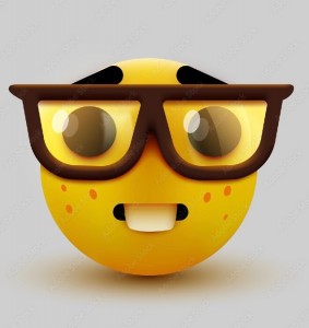 Create meme: smiley, smiley with glasses, smiley face