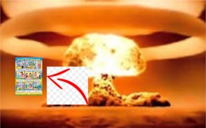 Create meme: the explosion of the atomic bomb, the atomic bomb, a nuclear explosion